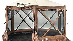 CLAM Quick Set Pavilion Camper 12.5x12.5 Foot Outdoor Gazebo Canopy Shelter