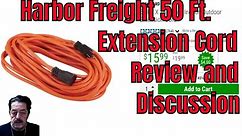 Harbor Freight - Extension Cord - 50ft - Vanguard