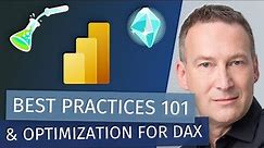 [DAX] Best Practices 101 for Optimization & Performance (with Alberto Ferrari)