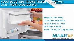 Replacement for LG LT800P / ADQ73613401 Fridge Filters - Installation Instructions