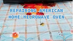 American Home Microwave Oven repair done. Fixing loose connection. ✔️ thanks guys for watching. #repairvideos #microwaveoven