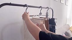 How to use the pants hangers