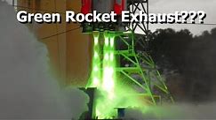 The Story Behind This Green Rocket Exhaust