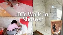 DIY Walk-in Shower | I TILED MY OWN SHOWER