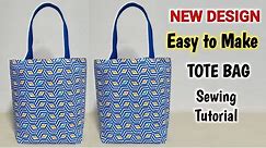 VERY EASY TO MAKE !!! DIY TOTE BAG / SHOPPING BAG TUTORIAL | Bag making | Cloth bag making at Home