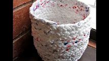 DIY Basket Weaving: Turn Plastic Bags into Beautiful Baskets