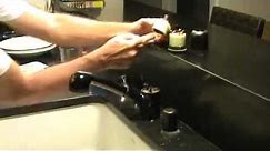 How to repair an American Standard kitchen faucet...Part 1