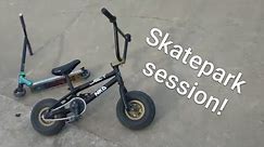 Spencer's Wood skatepark! | #skatepark | #scooter | #bmx |