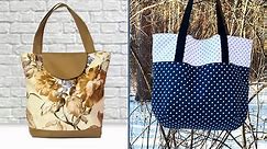 Bag tutorial // Easy way to sew a shopping bag