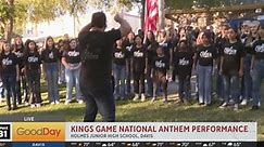 Kings National Anthem performers!