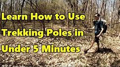 Learn to Use Trekking Poles in Under 5 Minutes