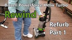 Bissell Powerforce Helix Turbo Rewind 1797 Refurb Part 1