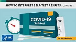 How To Interpret Self-Test Results