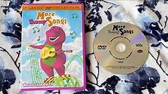 More Barney Songs - 2000 DVD - Openings and Menus
