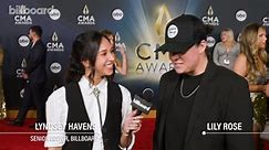 Lily Rose Says Touring with Sam Hunt is "A Pinch Me Moment," Talks Learning From The "Queen Who Started Pop Country" Shania Twain, Married Life & More | CMA Awards 2023