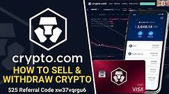 How to Withdraw from Crypto.com to a Bank Account or Wallet