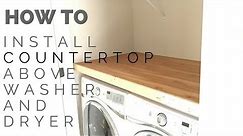 How to Install Laundry Closet Countertop