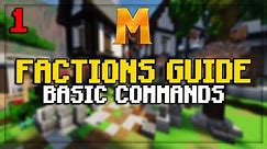 Get Started & Basic Commands (Minecraft Factions Guide)