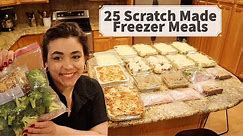 Cook Once and Eat for a Month | Easy Scratch Made Freezer Meals