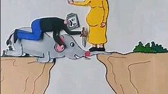 Bad TV man cut the elephant trunk#shorts #xyzart #skibiditoilet
