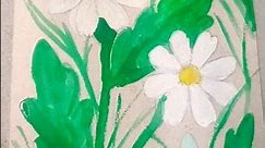 Easy way to paint flowers 🌸🌸🌸🌸#art #subscribe #support #♥️♥️♥️♥️♥️♥️♥️