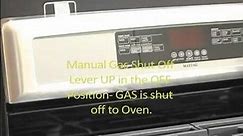 Gas Oven Turning Off Gas Supply