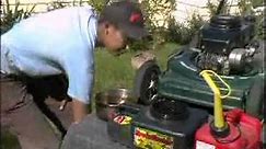 How to Dispose of Oil & Gas from a Lawnmower