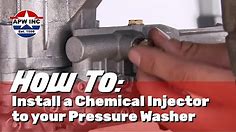 How To: Install a Chemical Injector to your Pressure Washer