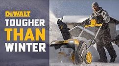 DeWalt's NEW 60V MAX Single-Stage Snow Blower Is Tougher Than Winter!