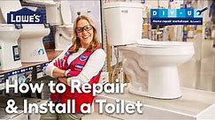 How to Repair & Install a Toilet | DIY-U by Lowe's