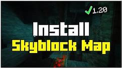 How To Install Skyblock Map in Minecraft 1.20.4 → 1.20.3 (2024)