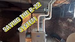 Installing a Carrier Furnace, Keeping The Existing R-22 AC System