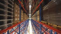 Automated Storage and Retrieval System in Distribution Warehouse