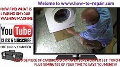 Washing Machine Leaking? Find the Source FAST (Easy Fixes Included)!