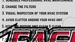 🏡🔧 Basic HVAC Tips for Homeowners🔧🏡 Whether you're a new homeowner or just looking to brush up on your HVAC knowledge, here are some basic tips to keep your system running smoothly❗ By following these simple tips, you can ensure your HVAC system operates efficiently and keeps your home comfortable year-round. 🌟Don't forget, 10% off service calls until Friday 03/15/24🌟 ➡ Have any questions? Call or message us today 📞 606-207-5718 #HVACtips #HomeMaintenance #EnergyEfficiency #HVACtech | Eag