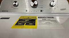 Maytag MVW4505MW Top Load Washer Quick over view and baseline test
