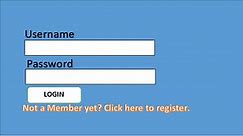Simple Login & Registration with Logout Using PHP/MYSQL
