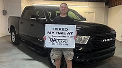 This customer had a really nice 2022 Dodge Ram 1500 that was covered in huge dents from baseball sized hail. We were able to remove all the dents and now it’s impossible to tell the vehicle was ever damaged. We waived the customers deductible so they paid nothing out of pocket for the repairs. | Aaron's Hail Repair