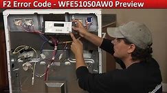 Whirlpool Stove - F2 Error Code - Oven Control Repair and Diagnostic