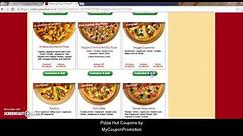 How to Use Pizzahut Coupon Codes?
