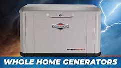 Whole Home Generator Installation - Briggs and Stratton Power Protect