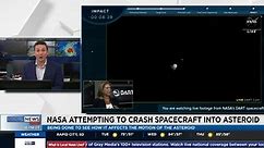 LIVE LOOK: NASA's DART Spacecraft Crashes Into An Asteroid