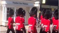 Irish Guards - The Micks mounting Windsor Castle today led...