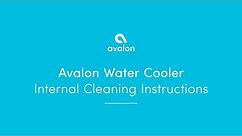 Avalon Water Cooler Internal Cleaning instructions