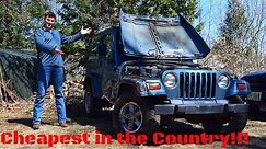 I Bought the Cheapest Jeep Wrangler TJ in the USA
