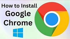 How to install Google Chrome in Windows (and set as default browser) | Install Chrome in PC tutorial
