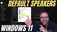 How to Change Audio Output in Windows 11 & Set Default Speakers