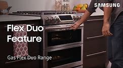 How to use the Flex Duo feature on your oven for two different temperatures | Samsung US