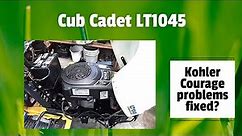 Cub Cadet LT1045- putting Kohler Courage together, are all the problems fixed? Not so fast.