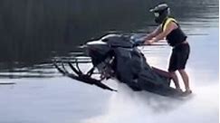 Snowmobile’s Are Made For Water Fun Too!